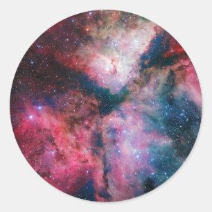 Sticker Rond La spectaculaire Carina Nebula