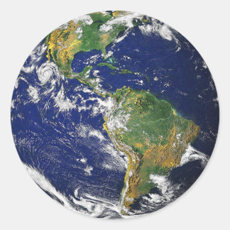 Sticker Rond La Terre, Amérique du Sud