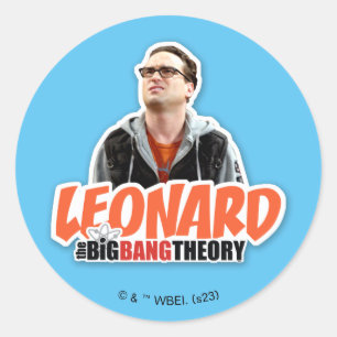 Sticker Rond La théorie du Big Bang Leonard