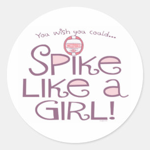 Sticker Rond La transitoire aiment une fille