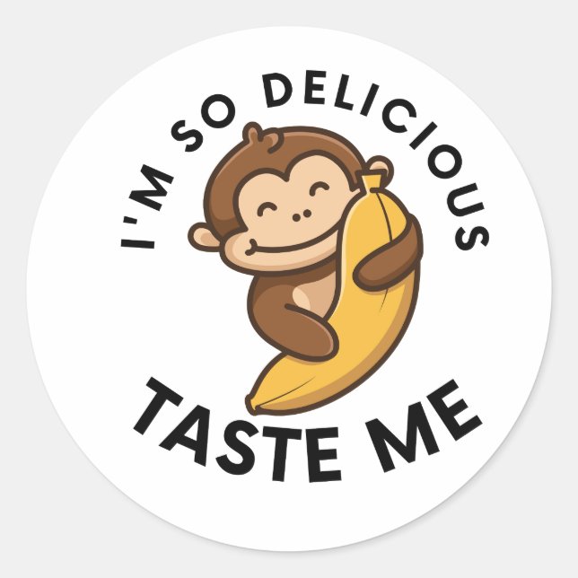 Sticker Rond La vie est courte (Devant)