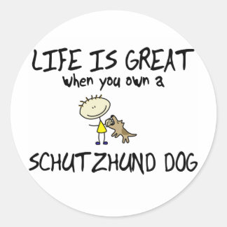 Sticker Rond La vie est grande Schutzhund