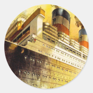 Sticker Rond "La voie américaine vers l'Amérique"