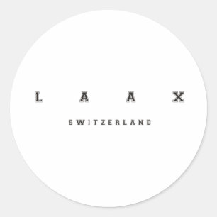 Sticker Rond Laax Suisse