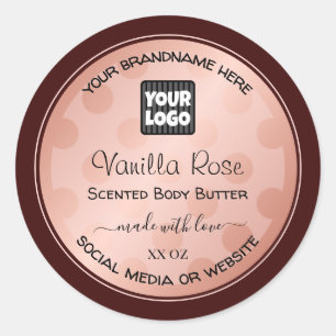 Sticker Rond Labels de produits agricoles