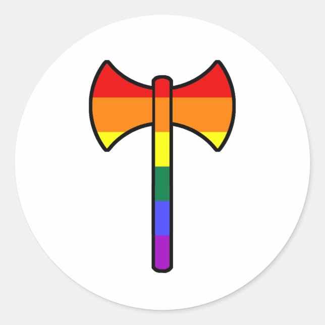 Sticker Rond Labrys (Devant)