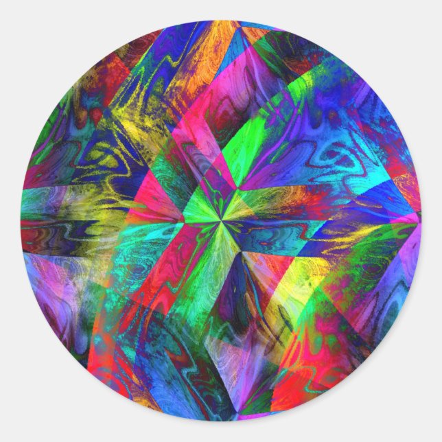 Sticker Rond Labyrinthe (Devant)