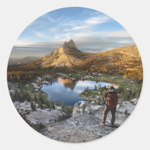 Sticker Rond Lac de la Cathédrale / Pic - Yosemite - Trail John