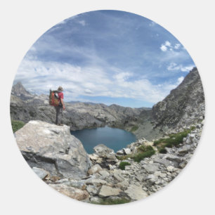 Sticker Rond Lac Iceberg - Ansel Adams Wilderness - Sierra