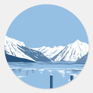 Sticker Rond Lac McDonald