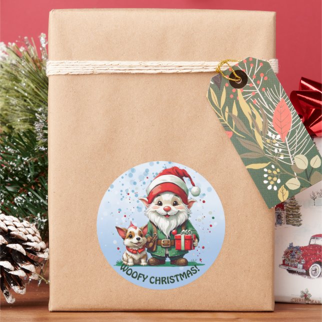 Sticker Rond Lâche Noël ! (vacances)