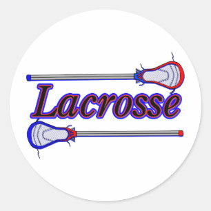 Sticker Rond Lacrosse