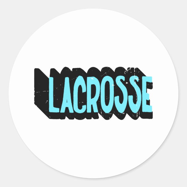 Sticker Rond Lacrosse (Devant)