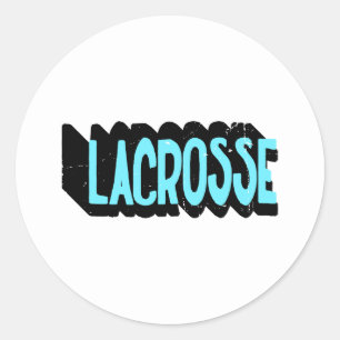 Sticker Rond Lacrosse