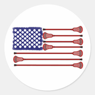 Sticker Rond Lacrosse AmericasGame