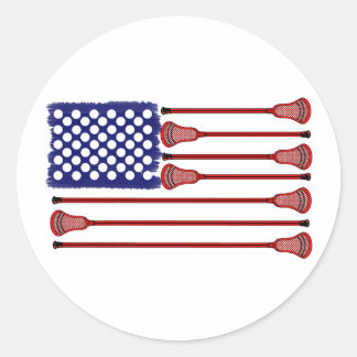 Sticker Rond Lacrosse AmericasGame