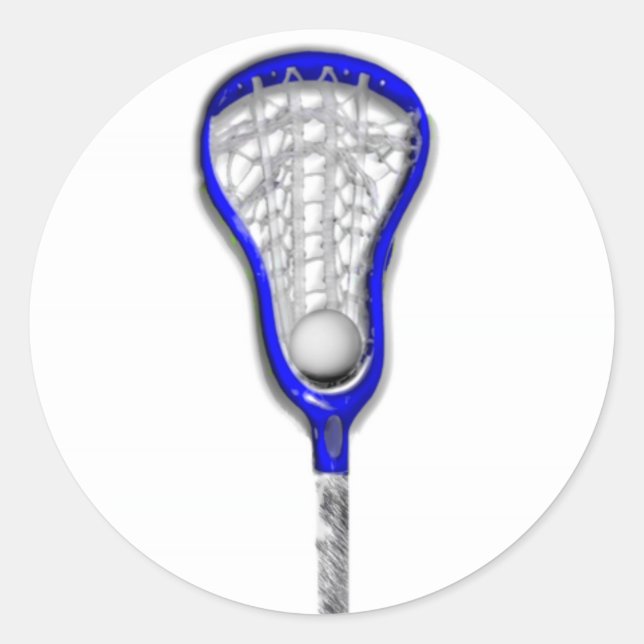 Sticker Rond Lacrosse Féminin (Devant)