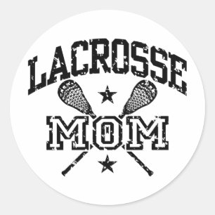 Sticker Rond Lacrosse Maman