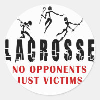 Lacrosse Pas d'adversaires Juste Victimes T-Shirts