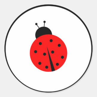 Sticker Rond Ladiebug
