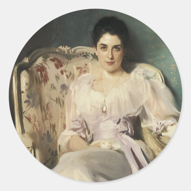 Sticker Rond Lady Agnew de Lochnaw (Devant)