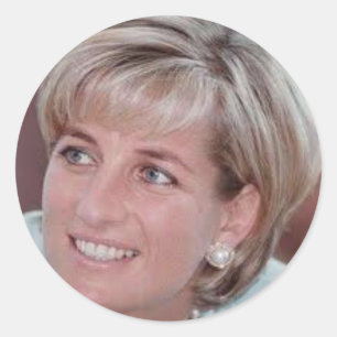 Sticker Rond Lady Diana