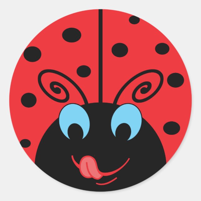 Sticker Rond Ladybug (Devant)