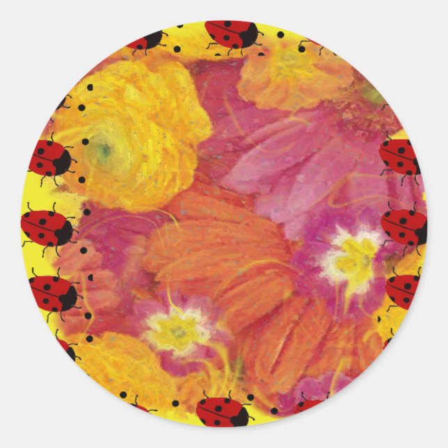 Sticker Rond Ladybug (Devant)