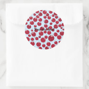 Sticker Rond Ladybug Shindig