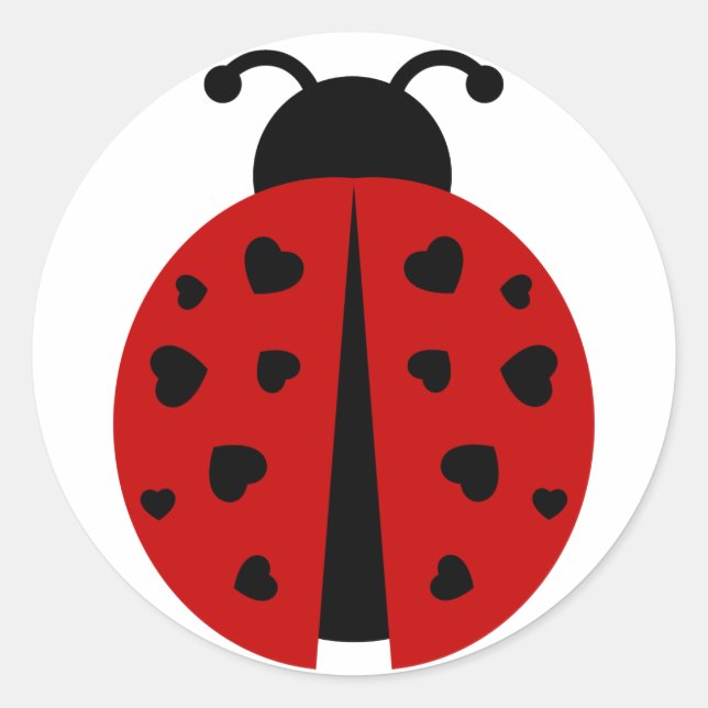 Sticker Rond ladybugz. (Devant)