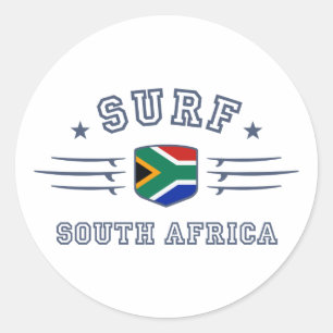 Sticker Rond L'Afrique du Sud