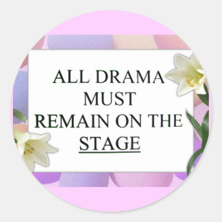 Sticker Rond Laisser l'autocollant It_