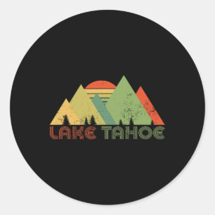 Sticker Rond Lake Tahoe California Nevada Mountain Ski C