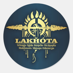 Sticker Rond Lakhota