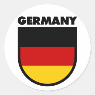 Sticker Rond L'Allemagne