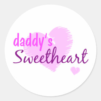 Sticker Rond L'amour de papa