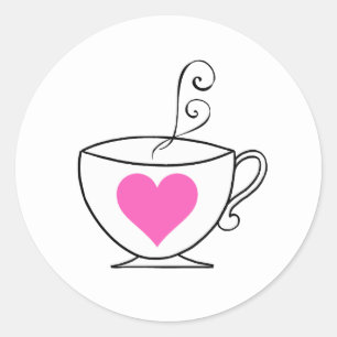 Sticker Rond L'amour du café