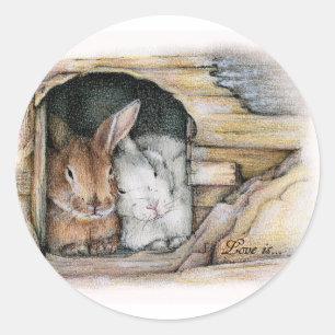 Sticker Rond L'amour est...