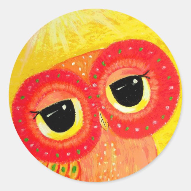 Sticker Rond L'Amour Est Comme Le Soleil (Devant)
