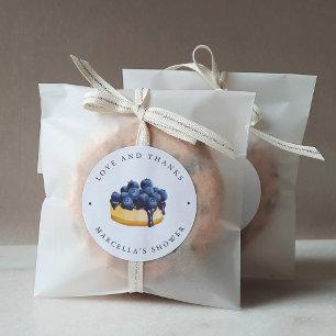 Sticker Rond L'amour est doux (gâteau au fromage) Fête des mari