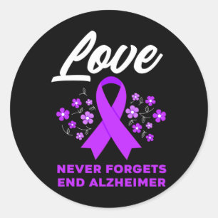 Sticker Rond L'amour n'oublie jamais la fin Heimerheimer Heimer