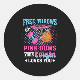 Sticker Rond Lancers Francs Ou Nœuds Roses Votre Cousine Vous A