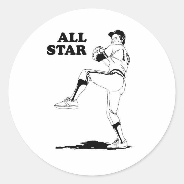 Sticker Rond Lanceur vedette (Devant)
