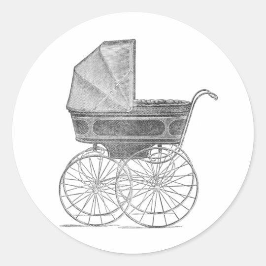 landau bébé vintage