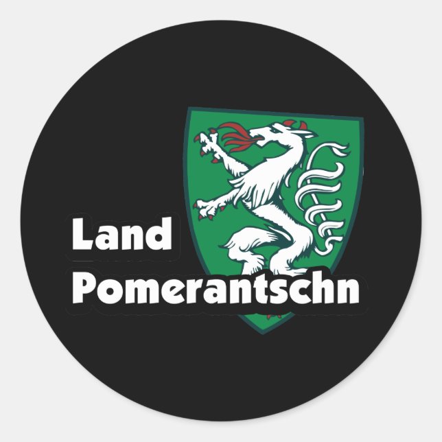 Sticker Rond Landpomerantschn Styrie Autriche Dialecte (Devant)