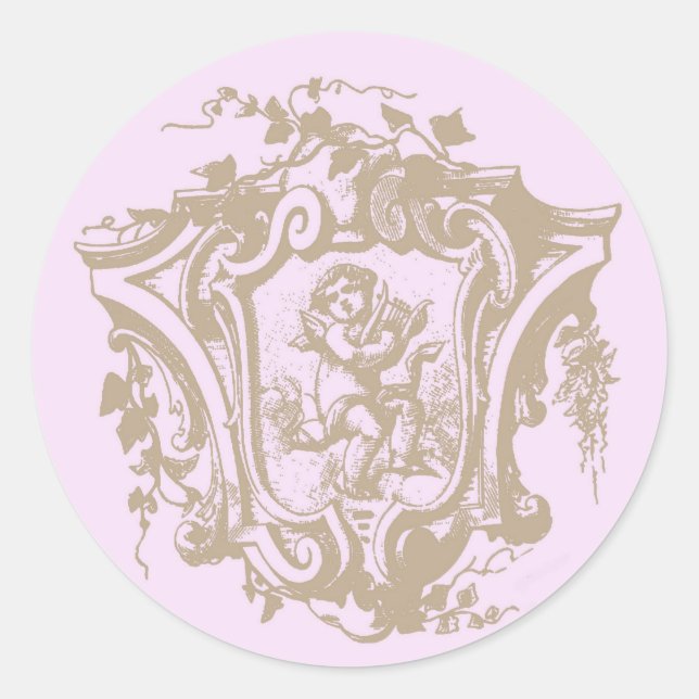 Sticker Rond L'ange chante ~ (Devant)