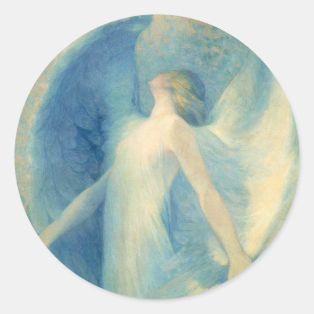 Sticker Rond L'Ange de William Baxter Closson (Devant)