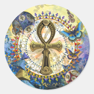 Sticker Rond L'Ankh