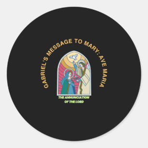 Sticker Rond L'Annonciation du Seigneur