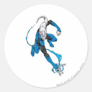 Sticker Rond Lanterne bleue 7